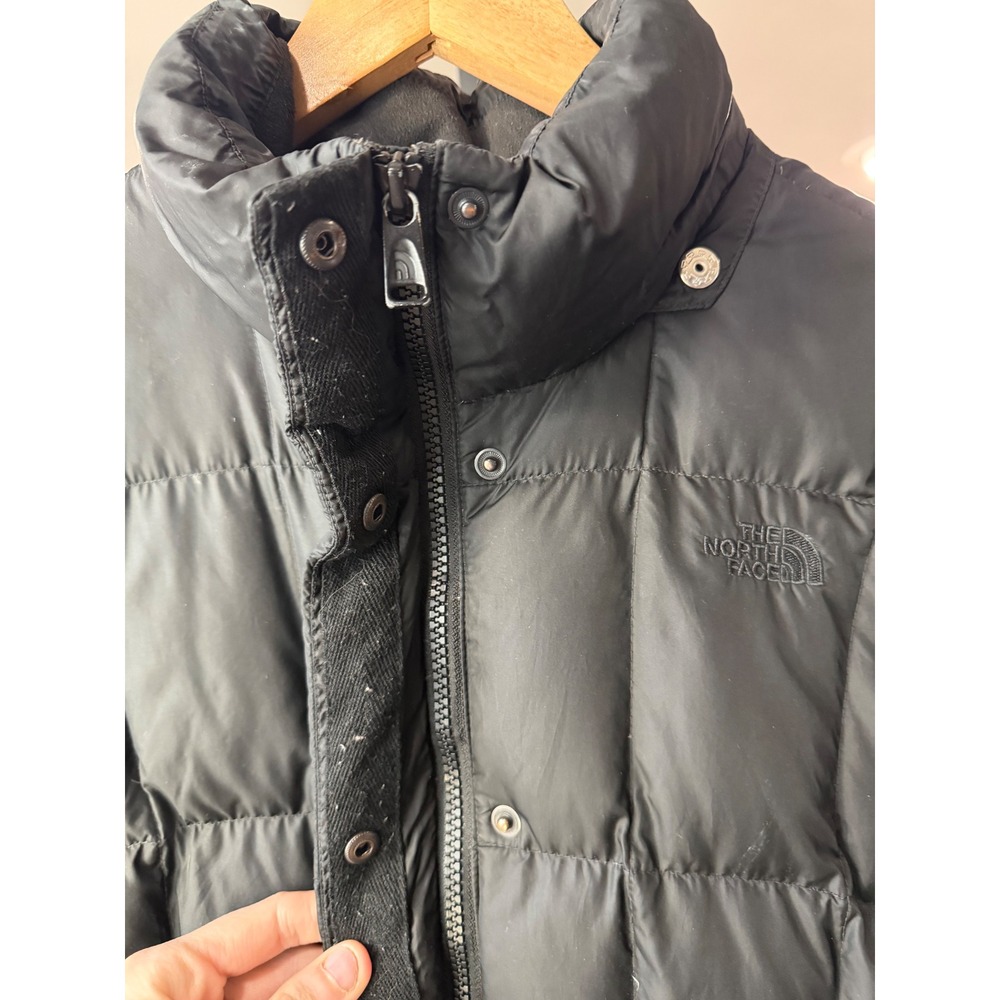 The North Face Metropolis Down Parka Jacket Black 550 Fill Puffer Coat Womens - Picture 4 of 11